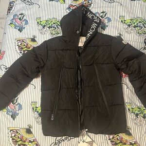 Moncler Black Jacket with M Tag